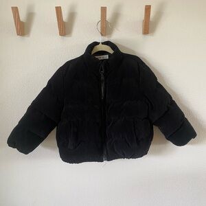 SHEIN Kids Black Puffer Jacket